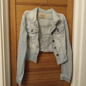 Crop jean jacket